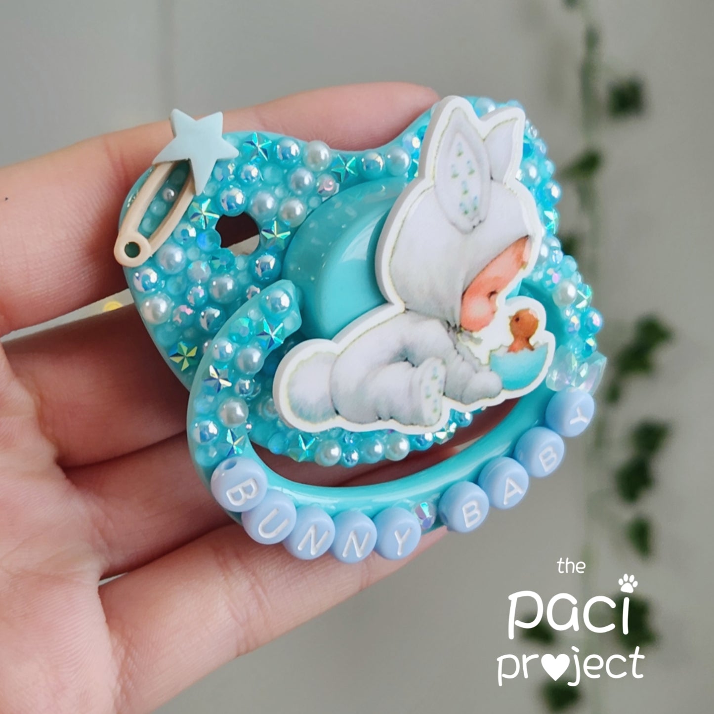 blue bunny baby premade