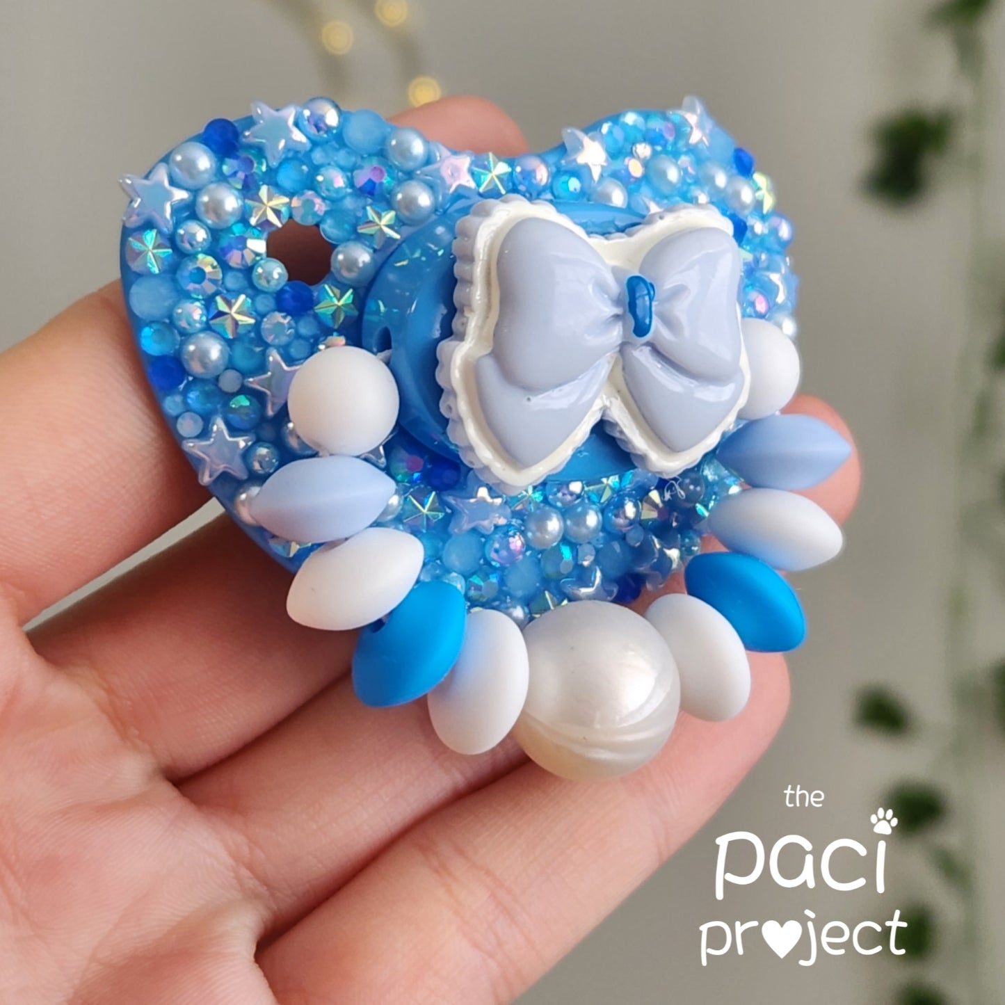 baby blue bow
